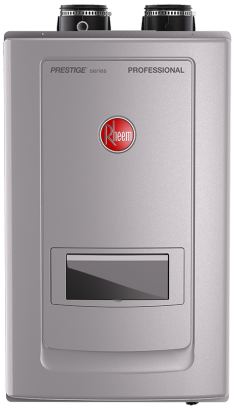 Condensing Tankless Gas Water Heaters with Built-in Recirculation