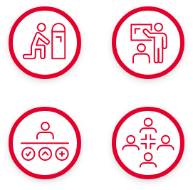 The Four Training icons