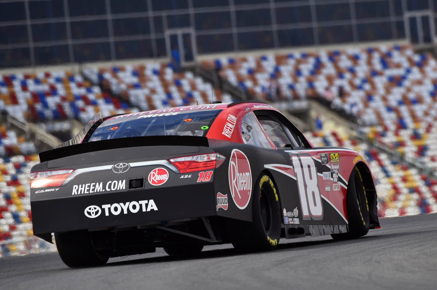 9/29/18 NASCAR Xfinity Series, Drive for the Cure 200, Charlotte Motor Speedway, Ryan Preece, Joe Gibbs Racing, Toyota Camry, Rheem, ROVAL