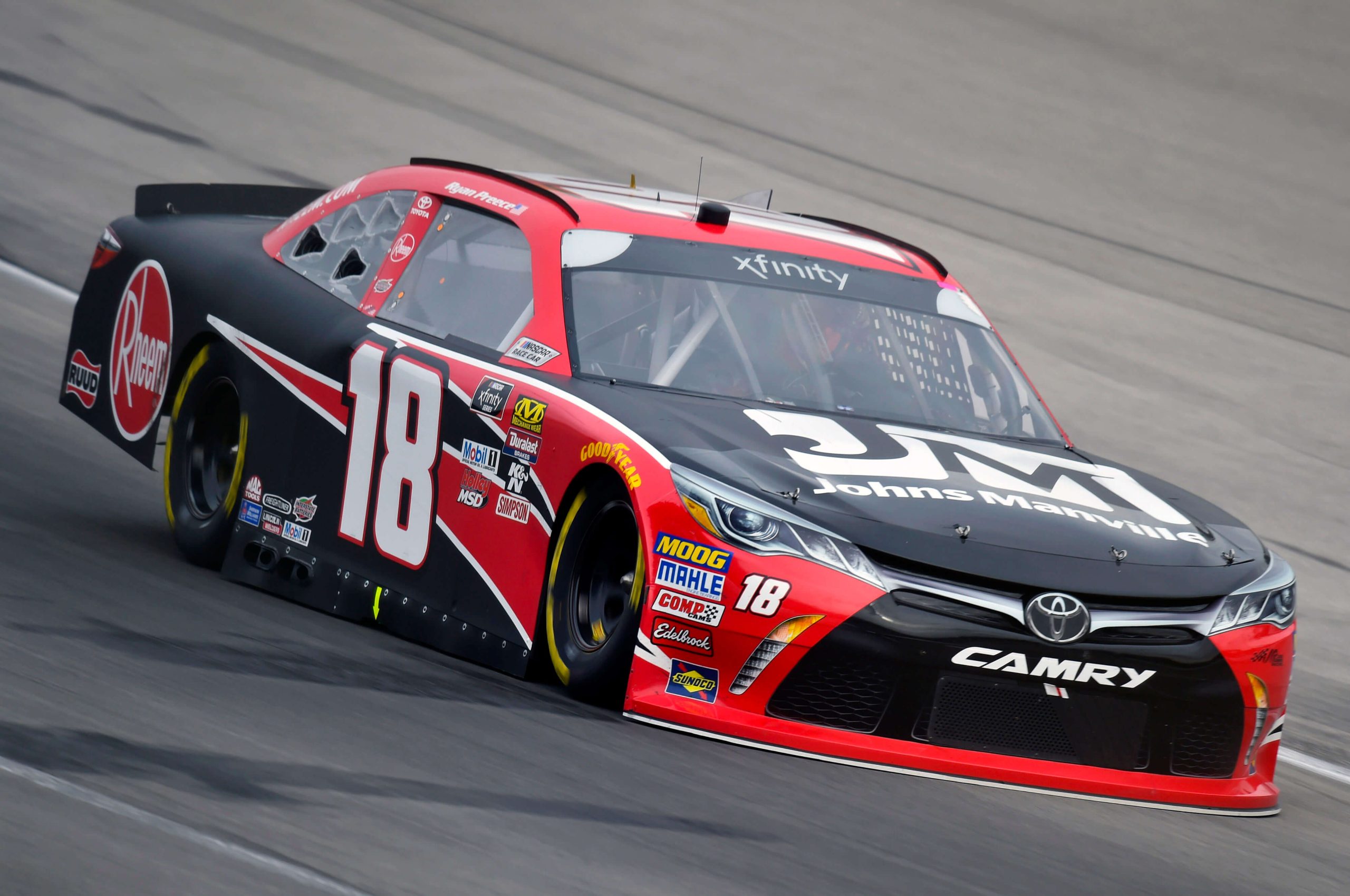 11/03/18 NASCAR Xfinity Series, O’Reilly Auto Parts 300, Texas Motor Speedway, Ryan Preece, Joe Gibbs Racing, Toyota Camry, Rheem