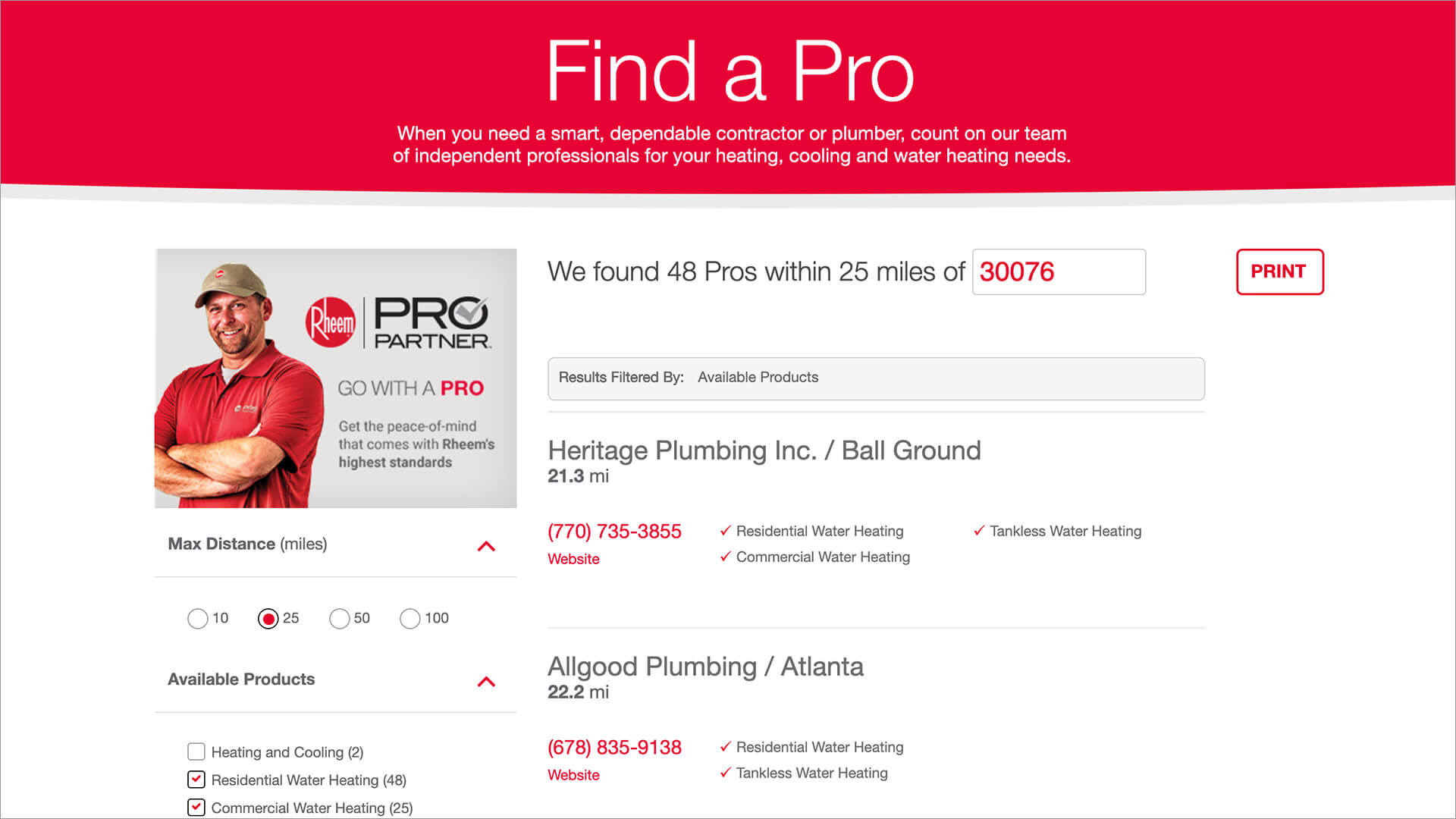 find a pro